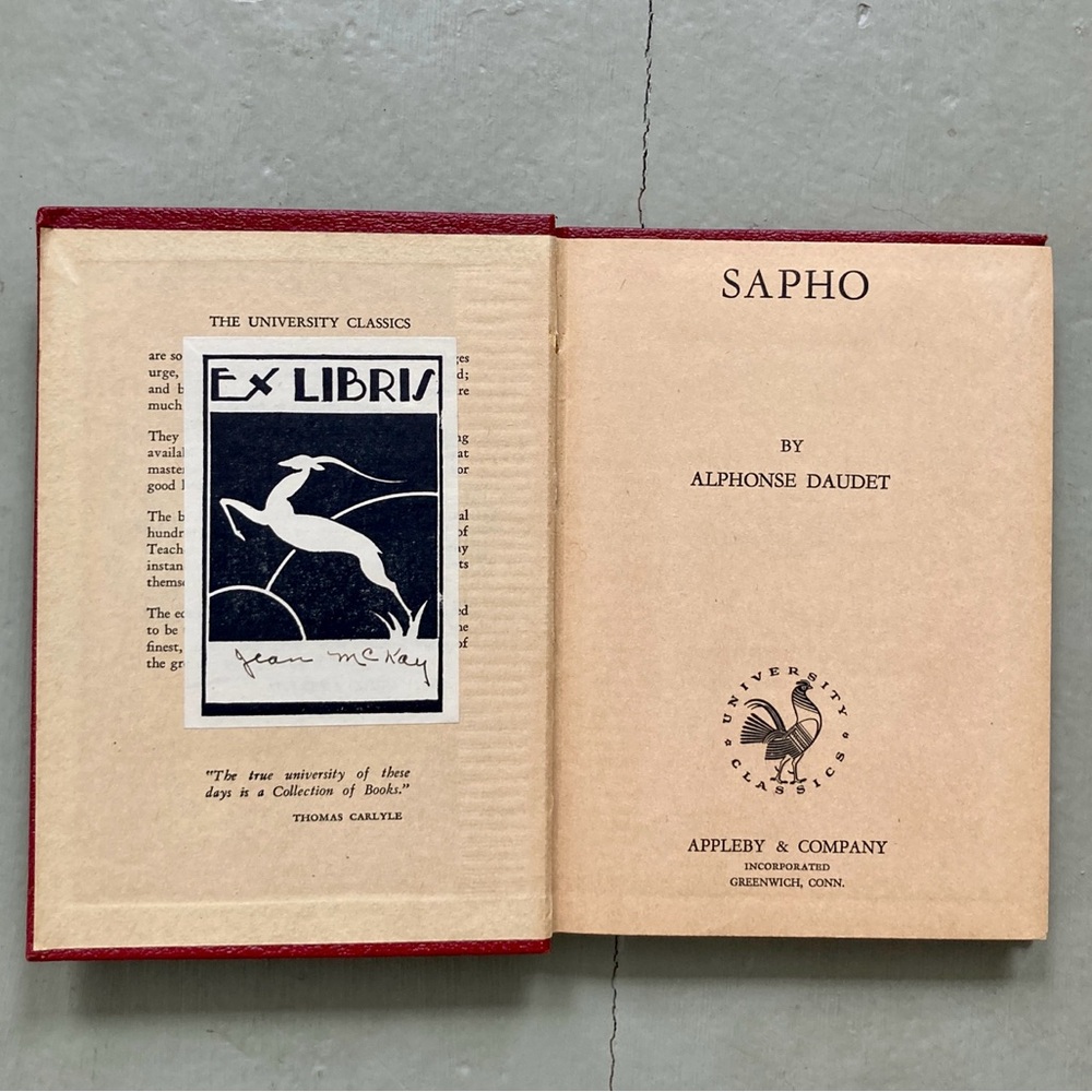 Sapho Parisian Manners Alphonse Daudet Sappho French Paris Fiction Model Scandal